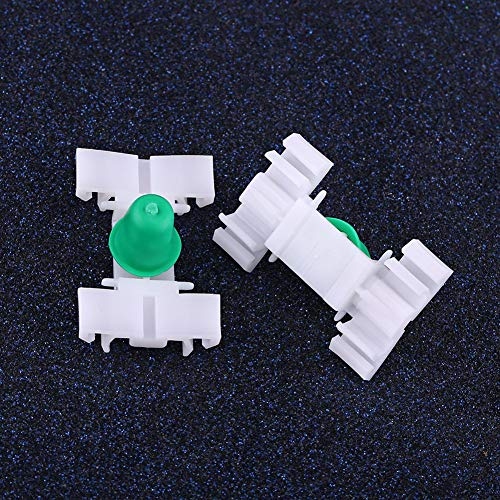 Clip de fixation, Qiilu Clips Voiture, 50Pcs Clips de fixation pour En Plastique De Voiture Porte Moulure Garnitures Clips Retenue Attaches