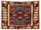 ABAKUHAUS Naher Osten Wandteppich, Oriental Rhombus Entwurf aus Weiches Mikrofaser Stoff Waschbar ohne Verblassen Digitaldruck, 150 x 110 cm, Mehrfarbig