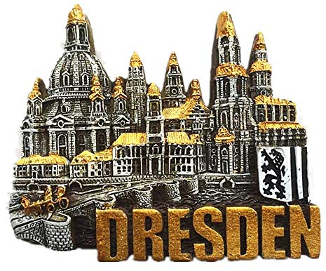 3D Dresden Deutschland Kühlschrankmagnet Souvenir Geschenk Heim & Küche Deko Magnetaufkleber Deutschland Kühlschrankmagnet Reise Souvenir Geschenk