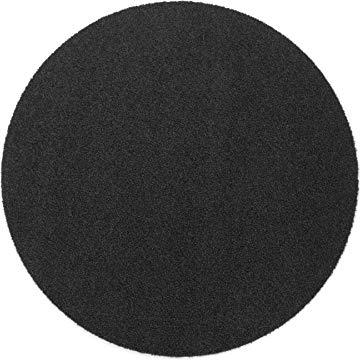 Primaflor - Ideen in Textil Weihnachtsbaum-Unterlage Diamond - Schwarz, 50cm, Tannenbaum-Bodenschutz-Matte, Runder Teppich aus Kunstrasen, Eventteppich