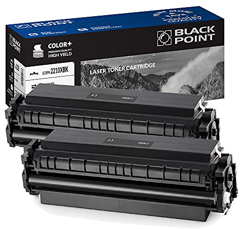 BLACK POINT Toner 2 St. Toner Kompatibel zu HP W2210X Schwarz HP 207X 207A für HP Color Laserjet Pro MFP M283fdw Color Laserjet Pro MFP M282nw Color Laserjet M283fdn M255dw Color Laserjet Pro M255nw