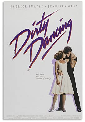 LINGJING Dirty Dancing Klassisches Filmposter Kunstposter Leinwand Gemälde Dekor Wanddruck Foto Zuhause Moderne dekorative Poster 60 x 90 cm