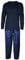 Gaffer Mens Pyjamas Set Trousers Woven Check Lounge Pants Long Sleeve T Shirts Top Blue PJ – Long Tshirt M
