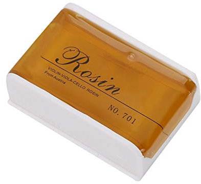 Colofonia, Violino Viola Violoncello Pennello per Colofonia Strumento per la Pulizia di Strumenti Musicali Viola per Colofonia per Violino (Giallo)