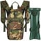 Outplea Taktischer Trinkrucksack mit 3L Trinkblase, Mehrtaschen Fahrradrucksack mit Wasserblase, Militär Tagesrucksack für Wandern Laufen Camping, Dschungel Camo
