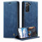 caseme Handyhülle für Samsung Galaxy S21 FE 5G Hülle Premium Lederhülle Klappbar Flip Case Tasche Magnet Kartenfach Standfunktion Schutzhülle für Samsung Galaxy S21 FE 5G 6,4'' - Blau