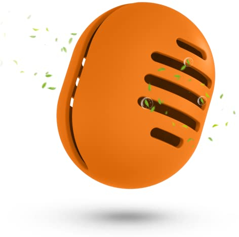 Fauxomor Makeup Sponge Holder,Double-sided Breathable Silicone Beauty Blender Case for Travel,Shatterproof Beauty Blender Holder for All Sponges Sanitary Reuse Easy to Carry,Bright Orange
