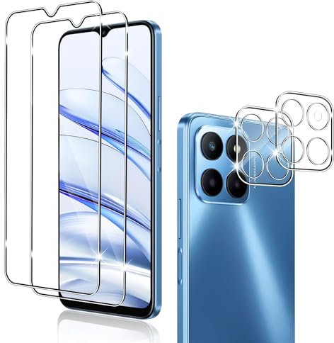 Holilo Para Honor 70 Lite 【2 Piezas】 Protector de Pantalla Cristal Templado, 9H Dureza HD Vidrio Templado Anti-Arañazos Sin Burbujas Glass Screen Protector
