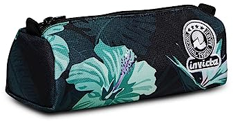 Invicta Federmäppchen, Mäppchen, Federtasche für Schreibwaren; Teenager, Erwachsene; Gymnasium, Uni, Büro; Unisex; leicht & kompakt, Blumenmuster