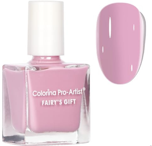 Pink Nail Polish - Nude Nail Varnish - Long Lasting Quick Dry Nail Polish - Nail Polish No Lamp Required - Nail Polishes Formula - Nail Varnish for Women Teens Girl