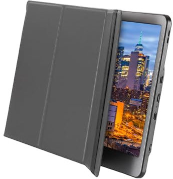 JoyReal Laptop Monitor Case, Portable Dual Monitor Stand for Desk, Screen Protector for F1/F2 Laptop Screen Extender