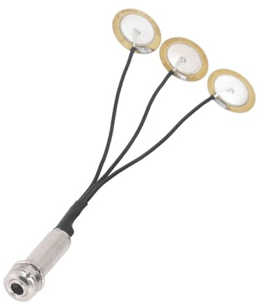 Clear Sound Capture Piezo-Tonabnehmer für Folk-Gitarre, Ukulele, Banjo, Mandoline, Geeignet für Akustikgitarren, Mandolinen-Tonabnehmer Anwendbar