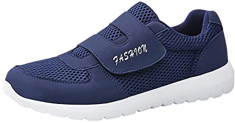 IQYU Joggingschuhe Herren Sandwich-Mesh-Turnschuhe Trekking- & | Herren Atmungsaktive SportSchuhe Rutschfeste FreizeitSchuhe LaufSchuhe mit