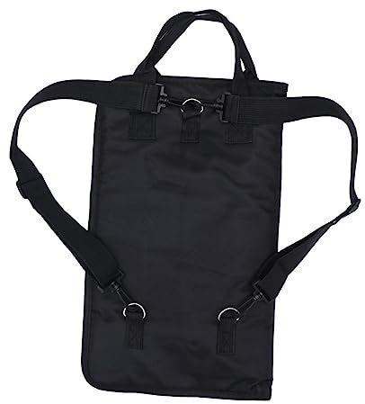 ibasenice Drumstick Tasche Junge Mädchen Halter Rucksack Schwarz Percussion Drum Mallet Unterrichtsmaterialien Bürsten Zubehör Platz Für Drumsticks