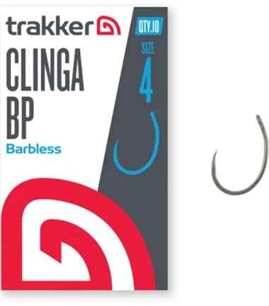 Trakker Clinga BP Haken, ohne Widerhaken, 10 Stück