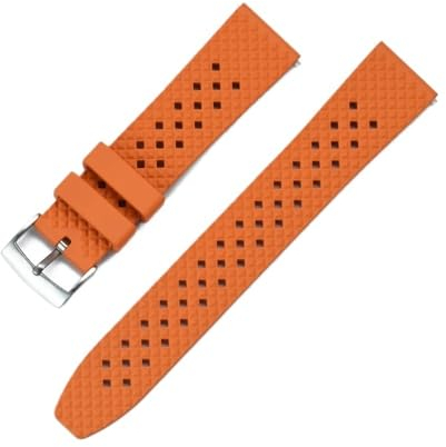 22 mm 20 mm Armband passend for Samsung Galaxy Watch3 46 mm Gear S3 Frontier passend for Amazfit Bip Active2 Armband FKM Gummiband passend for Huawei Watch Gt(Color:Orange,Size:22mm)