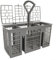 Eawfgtuw Find A Spare Cutlery Basket For Bosch for NEFF for HOTPOINT Carrera Eurotech Homark Lendi Powerpoint Servis White Dishwasher