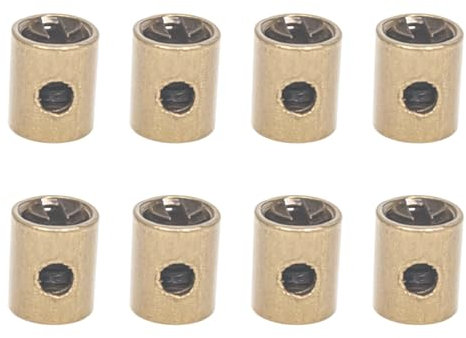 Haishine Morsetto per cavo acceleratore Ø5x6mm, morsetto per cavo bicicletta 5x6mm cavi acceleratore in ottone per acceleratori scooter e moto, compatibile con vari veicoli e utensili da giardino