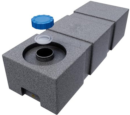 Varile Neo Réservoir d'eau Potable, 120 l, résistant au Transport, Convient à Un Usage Alimentaire, pour Bateau, Camping-Car, remorque (Granit)