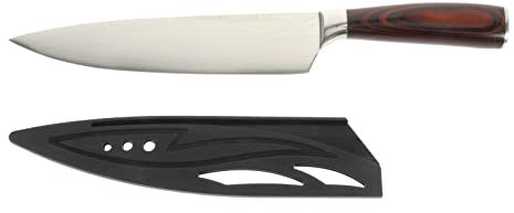 Garneck Coltello Da Chef Giapponese Da 8 Pollici Per Disossare La Con Impugnatura Ergonomica in Legno Utensile Da Cucina E Per La Casa Resistente All'ossidazione