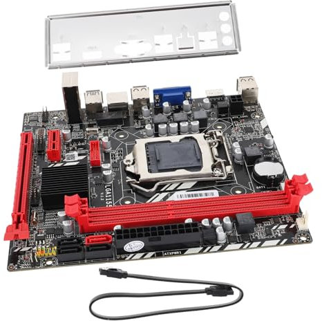 OSALADI Placa Base De Doble Ranura para CPU Motherboard De Rendimiento Múltiples y Tarjeta De Mbps