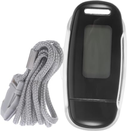 Gadpiparty Schrittzähler Pedometer Zum Gehen Laufen Vollbildanzeige Wiederaufladbar Schwarz Tragbar Leicht Schrittzähler Für Fitness-tracking