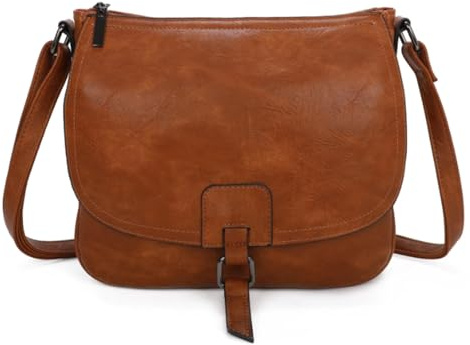 Vintage Style Crossbody Saddle Bag, Women's Shoulder Bag,. Adjustable Shoulder Strap