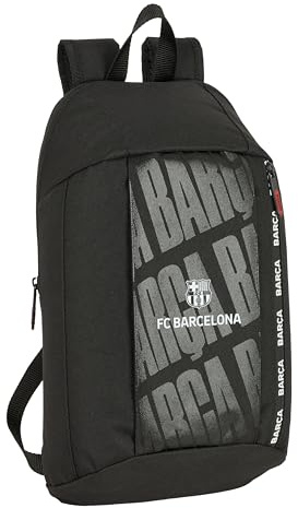 safta F. C. Barcelona Mini-Rucksack für den täglichen Gebrauch, ideal für Kinder verschiedener Altersgruppen, bequem und vielseitig, Qualität und Widerstandsfähigkeit, 22 x 10 x 39 cm