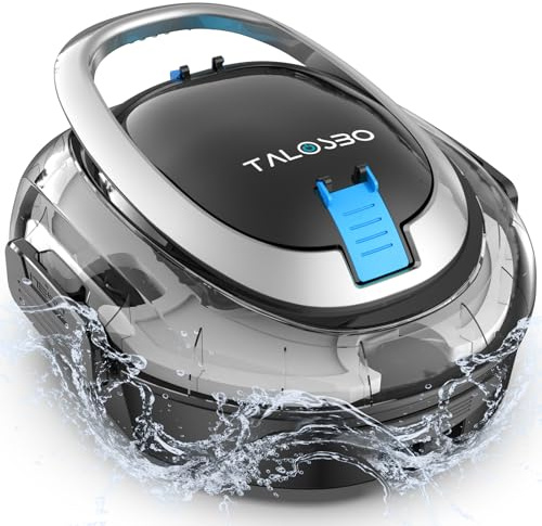 (2026 nuovo) TALOSBO S2 Robot Piscina Senza Fili,Doppia Filtrazione,Doppio Motore,robot piscina fuori terra, 90 Min di Pulizia,Parcheggio Automatico,Ricarica 2,5 Ore,per piscine fino a 80 m²
