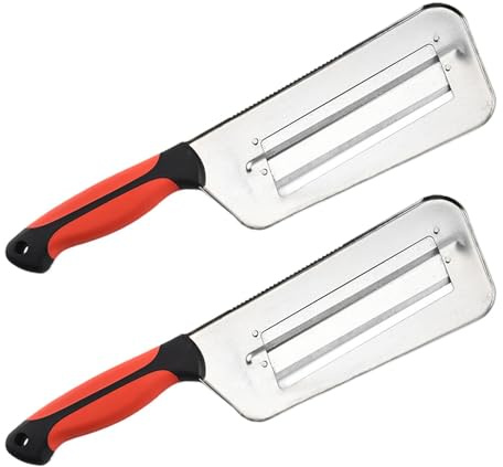 Trituradora De Repollo: Juego De 2 Piezas Con Diseño De De Doble Capa De Acero Inoxidable, Estructura Multifunción Para Cortar Y Pelar, Herramienta Accesoria De Cocina Afilada Y Duradera | Pre