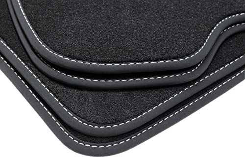 tuning-art B10 Fußmatten Exclusive passend für BMW 1er E81 E88 3-Türer Schrägheck/Cabrio 2007-2014