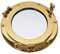 zeitzone Bullauge Spiegel Nautik Messing Maritim Schiff Nostalgie Antik-Stil 20cm rund