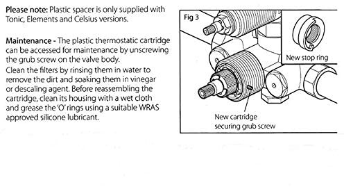 Vado retrofit Thermostatic Cartridge Assembly CEL-RETROFIT/B