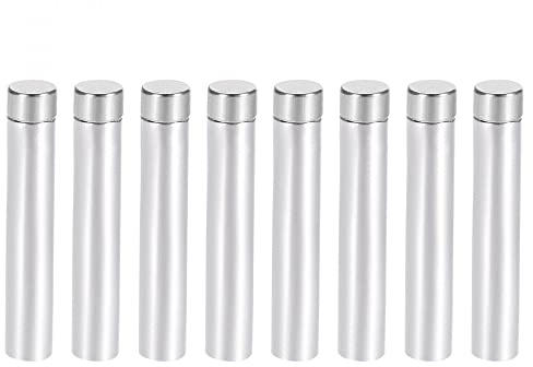 sourcing map 1/4 Dia x 2-3/4(6.8x70mm) Standoff Screws Wall Mount Sign Holders Acrylic Glass Nails 8pcs