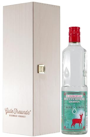 St. Hubertus Pfefferminz Tropfen mit Geschenk-HK