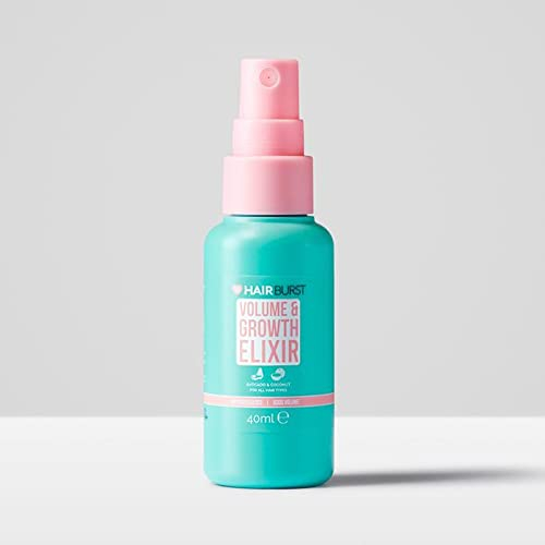 HAIR BURST Reise-Volumen — und Haarwachstums-Elixierspray - Reiskosmetik bietet Hitzeschutz - Fördert gesundes Haarwachstum - Mini-Größe