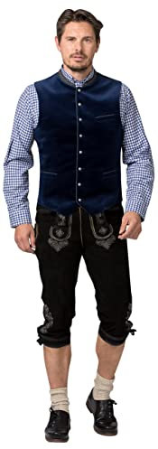 Stockerpoint Lorenzo Herren Trachtenweste, indigo, 58