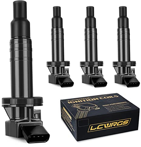 Set of 4 Ignition Coil Pack Fits for 1.8 L4 Toyota Corolla Matrix Celica Pontiac Vibe Chevy Prizm 2000 2001 2002 2003 2004 2005 2006 2007 2008 1.8L Coils Replaces# UF247 C1249