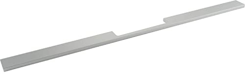 OBF 8536620550 Grimme Möbelgriff Agenor quadratischer Schrankgriff, Küchengriff Breite 590mm Aluminium natur eloxiert, Silber, Lochabstand 492 mm
