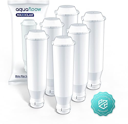 Aquafloow Wasserfilter kompatibel mit Krups F088 F 088, passt viele Modelle von Krups, Siemens, Bosch, AEG, Tefal, Neff, Gaggenau, 6er Pack
