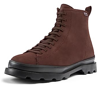 Camper Women's Brutus K400737Ankle Boot, Burgundy 002, 8 UK