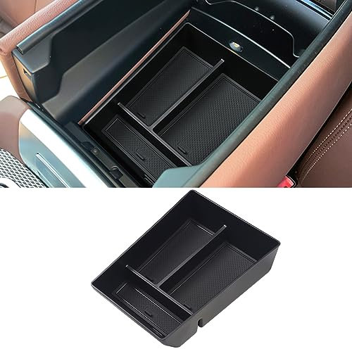 Altsbaos Kompatibel mit BMW X5 G05/X6 G06/X7 G07 Mittelkonsole Aufbewahrungsbox 2019-2023, Armlehne Organizer X5 Mittelkonsole Organizer Abdeckung X6 Mittelkonsole Organizer Tray X7 Zubehör