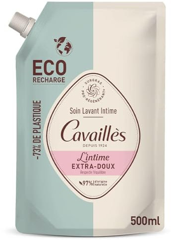 Rogé Cavaillès Extra-Doux éco-recharge soin lavant intime 500ml