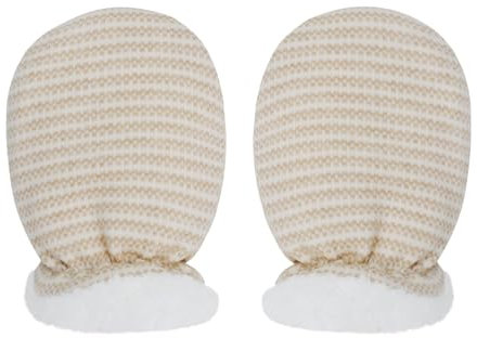 Fäustlinge Baby Neugeboren Kratzfäustlinge Kratzhandschuhe Winter Säuglinge Handschuhe Anti Kratzfäustel Fausthandschuhe Warm Gloves, 0-1 Jahre alt (Braun)