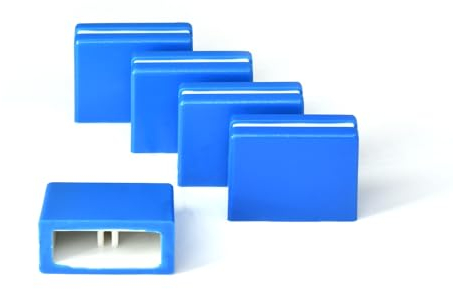 XBERSTAR 5PCS Fader Cap Fader Slider Knob Ersatzteile für Pioneer DJM600 700 750 800 850 900 2000 DJ Mixer (blau)