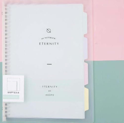 Nachfüllbares Tagebuch mit 4 Trennblättern, 20/26/30 Ringe, College-Notizbücher, persönlicher Notizblock für Meetings, Reisen, Arbeit, Schulbedarf, 120 Seiten (B5, Grün)