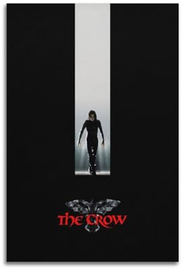 Terp The Crow Poster, Wandkunst, Poster, Geschenk für Freunde, Schlafzimmer, Wohnzimmer, Dekoration, modern, ästhetisch, ungerahmt, 30 x 45 cm