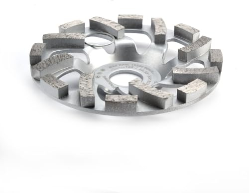 Diamantschleifteller Schleifscheiben Ø 230 mm und 22.23mm Loch Schleiftopf mit Kreuz Doppel Zahn
