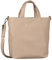 TOM TAILOR Denim Maxime Damen Shopper Umhängetasche Reißverschluss Klein Braun