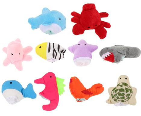 Vaguelly 20 Puppen Für Kinder Puppentheater Für Kinder Fingerpuppe Fingerspielzeug Für Tier Utensilien
